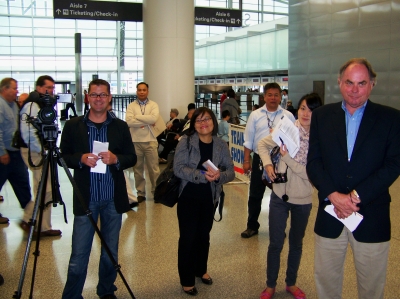 San Francisco media at SFO launch